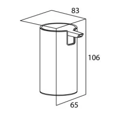 Tiger Zeepdispenser Boston Staand RVS Glans -Badkamer Winkel 123 2444