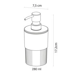 Sealskin Zeepdispenser Brave Staand Zwart 23 Sealskin Zeepdispenser Brave Staand Zwart -Badkamer Winkel 123 2519
