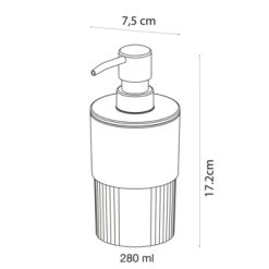 Sealskin Zeepdispenser Brave Staand Zwart 27 Sealskin Zeepdispenser Brave Staand Zwart -Badkamer Winkel 123 2523