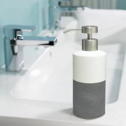 Sealskin Zeepdispenser Doppio Grijs -Badkamer Winkel 123 2590