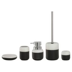 Sealskin Zeepdispenser Sphere Porcelein Zwart -Badkamer Winkel 123 2627