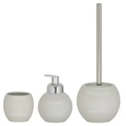 Sealskin Zeepdispenser Convex Lichtgrijs -Badkamer Winkel 123 2640