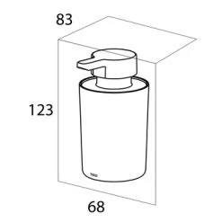 Tiger Zeepdispenser Urban Wit -Badkamer Winkel 123 2720