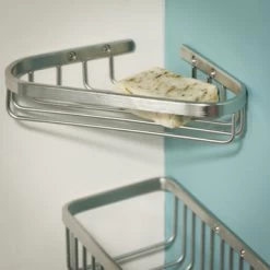 Tiger Zeepbakje Exquisit Voor Hoek Hangend RVS -Badkamer Winkel 123 2738