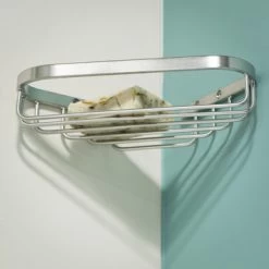 Tiger Zeepbakje Exquisit Voor Hoek Hangend RVS -Badkamer Winkel 123 2739