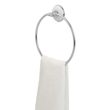 Tiger Ivy Beweegbare Handdoekring Chroom/wit 2 Tiger Ivy Beweegbare Handdoekring Chroom/wit - Afbeelding 2