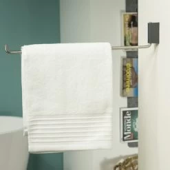 Tiger Handdoekrek Cliqit Donkergrijs RVS -Badkamer Winkel 123 2826