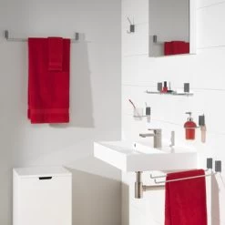 Tiger Handdoekrek Cliqit Donkergrijs RVS -Badkamer Winkel 123 2827