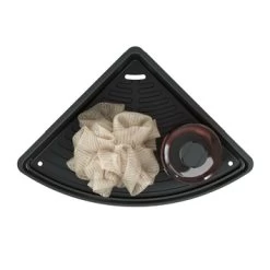 Tiger Hoekdouchemand Cooper 21 Cm RVS/zwart -Badkamer Winkel 123 2839