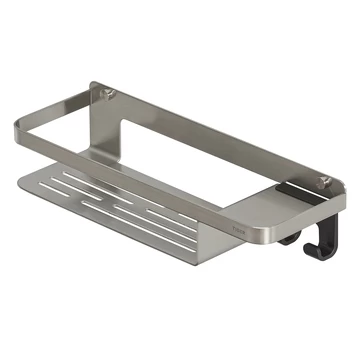 Tiger Douchemand Met Haak Caddy Rvs 2 Tiger Douchemand Met Haak Caddy Rvs - Afbeelding 2