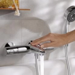 Grohe Thermostatische Badkraan Precision Trend Chroom 15 Cm -Badkamer Winkel 123 287