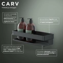 Tiger Douchemand Carv 28 Cm Zwart 14 Tiger Douchemand Carv 28 Cm Zwart -Badkamer Winkel 123 2877