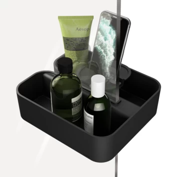 Tiger Douchemand Voor Douchewand 2-store Zwart 1 Tiger Douchemand Voor Douchewand 2-store Zwart