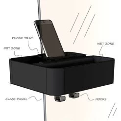 Tiger Douchemand Voor Douchewand 2-store Zwart 14 Tiger Douchemand Voor Douchewand 2-store Zwart -Badkamer Winkel 123 2887