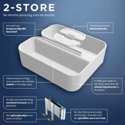 Tiger Douchemand Voor Douchewand 2-store Wit 18 Tiger Douchemand Voor Douchewand 2-store Wit -Badkamer Winkel 123 2901