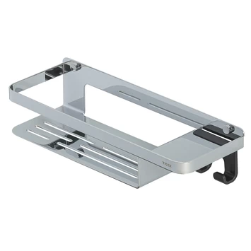 Tiger Douchemand Met Haak Caddy Chroom 2 Tiger Douchemand Met Haak Caddy Chroom - Afbeelding 2