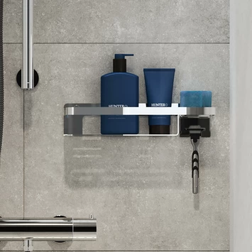 Tiger Douchemand Met Haak Caddy Chroom 6 Tiger Douchemand Met Haak Caddy Chroom - Afbeelding 6