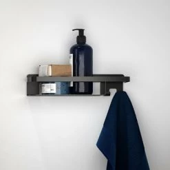 Tiger Douchemand Met Haak Caddy Zwart 14 Tiger Douchemand Met Haak Caddy Zwart -Badkamer Winkel 123 2969