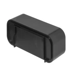 Tiger Wandrek/douchemand 2-store 25cm Zwart -Badkamer Winkel 123 2978