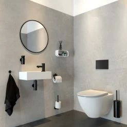 Tiger Wandrek/douchemand 2-store 25cm Wit -Badkamer Winkel 123 3019