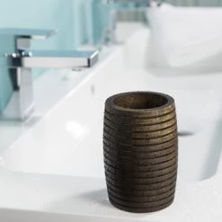 Sealskin Tandenborstelhouder Native Bruin 9 Sealskin Tandenborstelhouder Native Bruin -Badkamer Winkel 123 3033