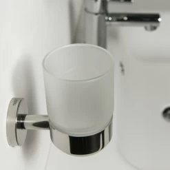 Tiger Bekerhouder Boston Met Beker Chroom -Badkamer Winkel 123 3057