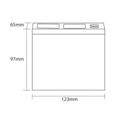 Sealskin Tandenborstelhouder Grace Wit -Badkamer Winkel 123 3095