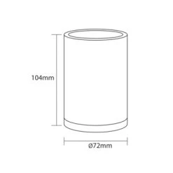 Sealskin Beker Grace Wit -Badkamer Winkel 123 3102