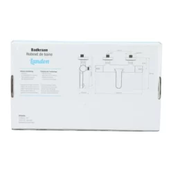 Atlantic Thermostatische Badkraan Landon Chroom 13 Atlantic Thermostatische Badkraan Landon Chroom -Badkamer Winkel 123 319