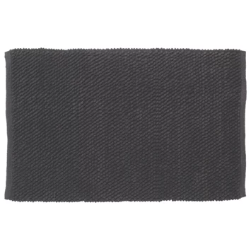 Sealskin Badmat Delhi 60x90cm Donkergrijs 1 Sealskin Badmat Delhi 60x90cm Donkergrijs