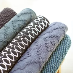 Sealskin Badmat Delhi 60x90cm Donkergrijs 14 Sealskin Badmat Delhi 60x90cm Donkergrijs -Badkamer Winkel 123 3210