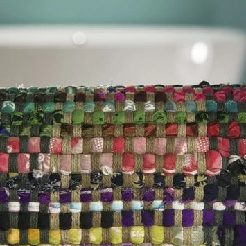 Sealskin Badmat Madras Multi 60x90 Cm 2 Sealskin Badmat Madras Multi 60x90 Cm - Afbeelding 2