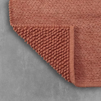 Sealskin Badmat Delhi 60x90cm Donkerroze 2 Sealskin Badmat Delhi 60x90cm Donkerroze - Afbeelding 2