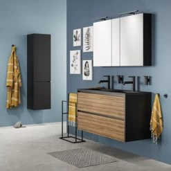 Sealskin Badmat Trellis Zwart 60x90cm -Badkamer Winkel 123 3302