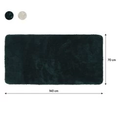 Sealskin Badmat Angora 70x140cm Donkergroen -Badkamer Winkel 123 3310