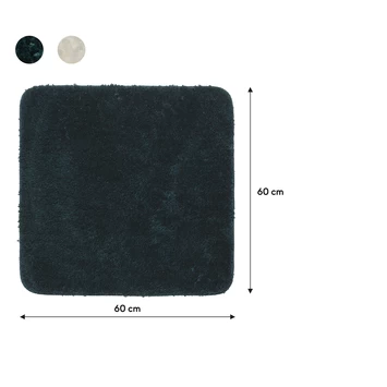 Sealskin Badmat Angora 60x60cm Donkergroen 5 Sealskin Badmat Angora 60x60cm Donkergroen - Afbeelding 5