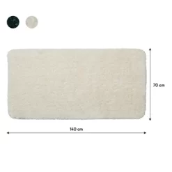 Sealskin Badmat Angora 70x140cm Off-white -Badkamer Winkel 123 3413