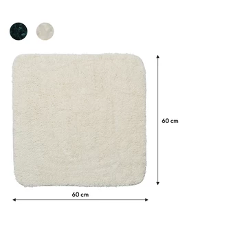 Sealskin Badmat Angora 60x60cm Off-white 5 Sealskin Badmat Angora 60x60cm Off-white - Afbeelding 5
