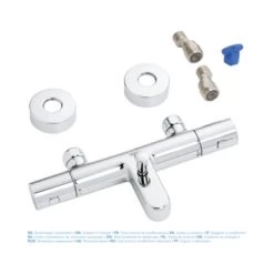 Grohe Thermostatische Badkraan Precision Joy Chroom 15 Cm -Badkamer Winkel 123 345