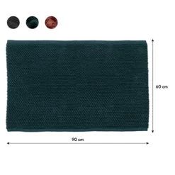 Sealskin Badmat Delhi 60x90cm Donkergroen -Badkamer Winkel 123 3450
