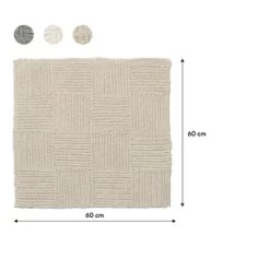 Sealskin Badmat Reverse 60x60cm Zand -Badkamer Winkel 123 3476