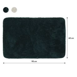 Sealskin Badmat Angora 60x90cm Donkergroen -Badkamer Winkel 123 3493