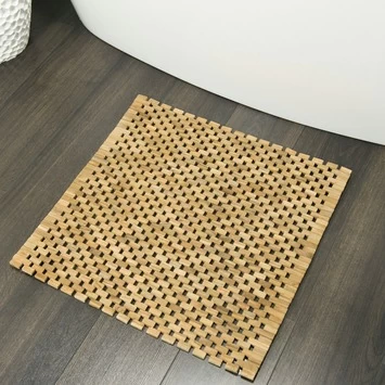 Sealskin WC Mat Woodblock Teak 60x60 Cm 3 Sealskin WC Mat Woodblock Teak 60x60 Cm - Afbeelding 3