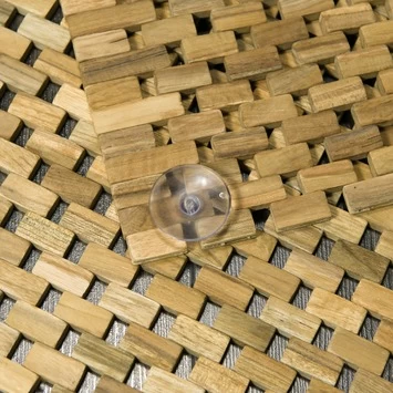 Sealskin WC Mat Woodblock Teak 60x60 Cm 4 Sealskin WC Mat Woodblock Teak 60x60 Cm - Afbeelding 4