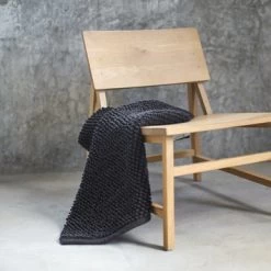 Sealskin Badmat Delhi 60x60cm Donkergrijs -Badkamer Winkel 123 3509