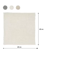 Sealskin Badmat Reverse 60x60cm Ivoor 10 Sealskin Badmat Reverse 60x60cm Ivoor -Badkamer Winkel 123 3525