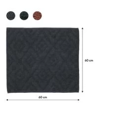 Sealskin Badmat Aztec 60x60cm Donkergrijs 16 Sealskin Badmat Aztec 60x60cm Donkergrijs -Badkamer Winkel 123 3578