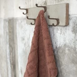 Sealskin Badmat Aztec 60x60cm Donkerroze -Badkamer Winkel 123 3640