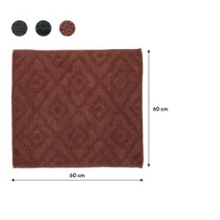Sealskin Badmat Aztec 60x60cm Donkerroze -Badkamer Winkel 123 3646