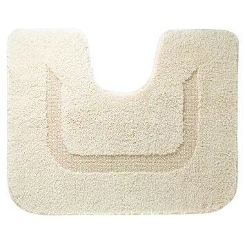 Sealskin Cotton Nova Toiletmat 600 X 450mm Creme 1 Sealskin Cotton Nova Toiletmat 600 X 450mm Creme